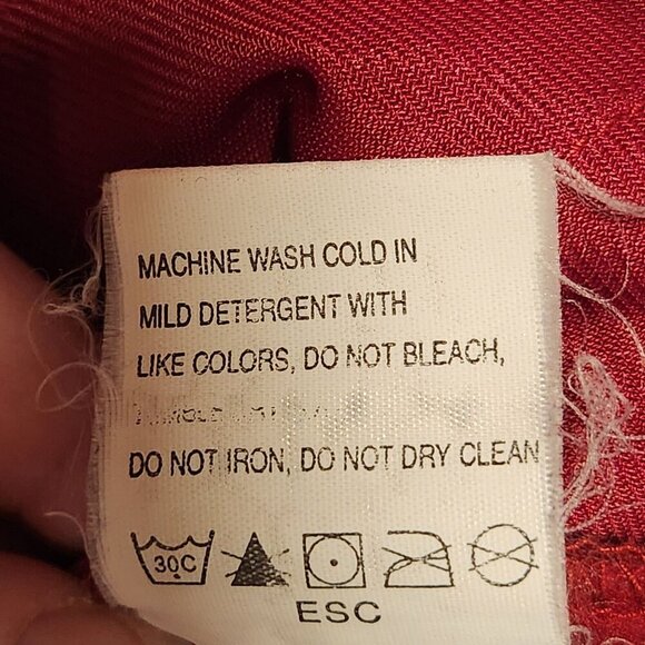 Columbia Sportswear Fleece Vest Womens M Red Full Zip High Collar Button Pockets - Picture 11 of 11